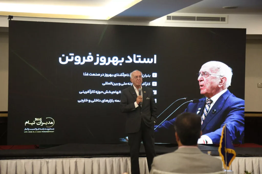 استاد بهروز فروتن - جلسه دوم از سری اول دوره بالانس - آکادمی مدیران ۳۶۰ درجه تیام